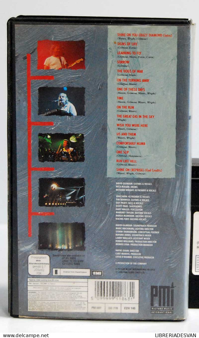 Pink Floyd In Concert - Delicate Sound Of Thunder. VHS - Otros & Sin Clasificación