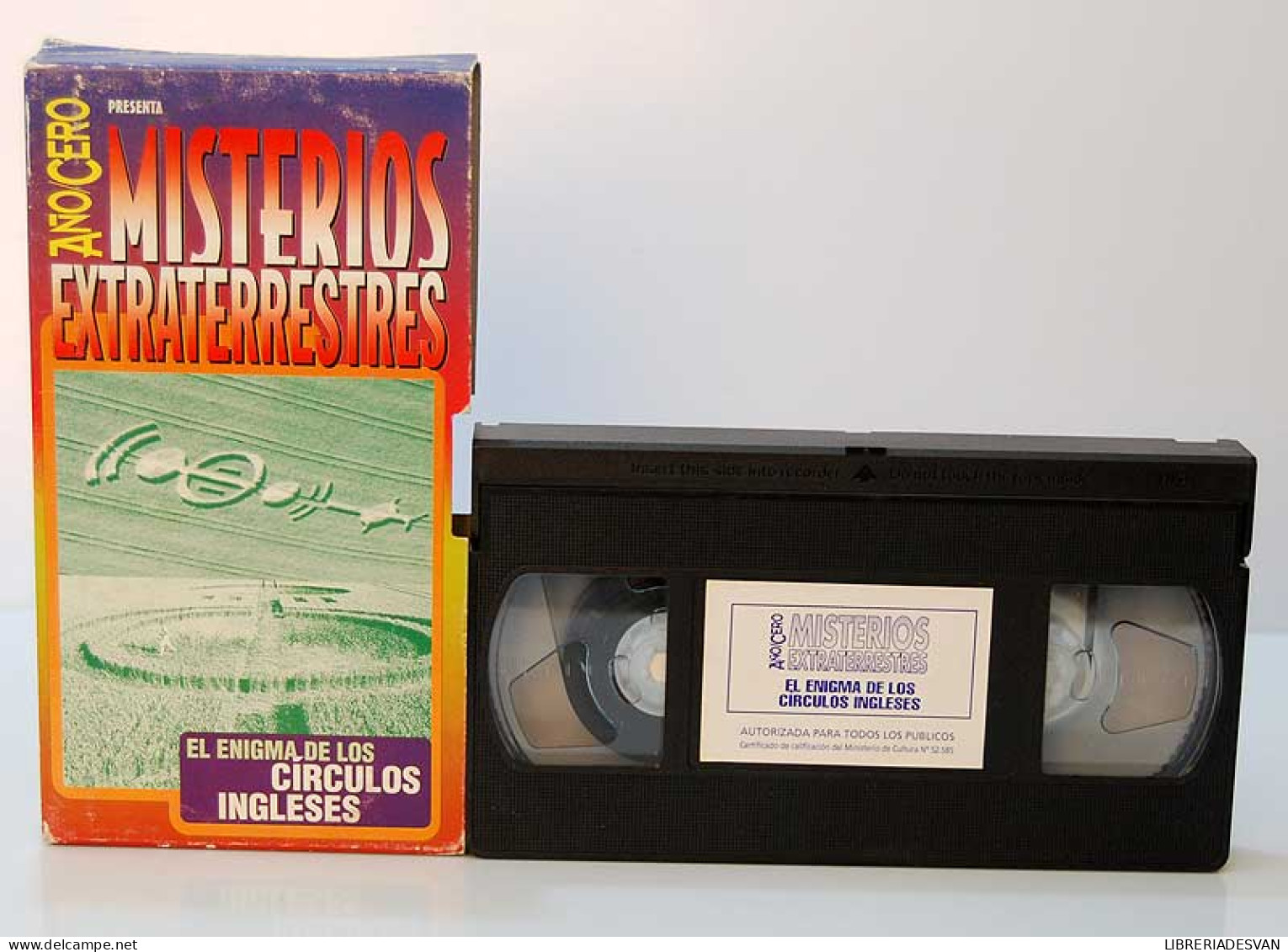 Misterios Extraterrestres Vol. 3. El Enigma De Los Círculos Ingleses. VHS - Altri & Non Classificati