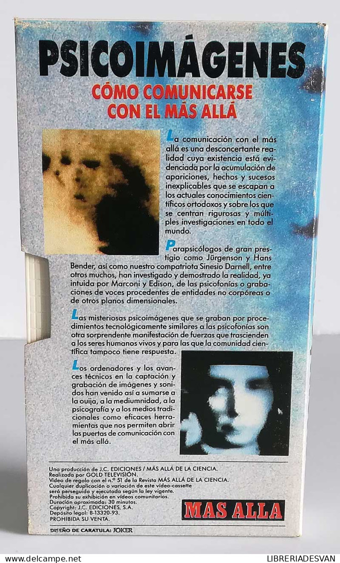 Psicoimágenes. Cómo Comunicarse Con El Más Allá. VHS - Other & Unclassified