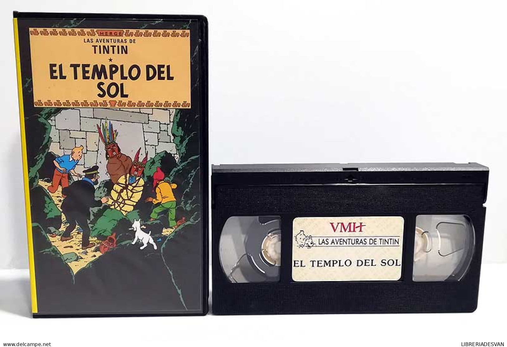 Las Aventuras De Tintin. El Templo Del Sol. VHS - Otros & Sin Clasificación