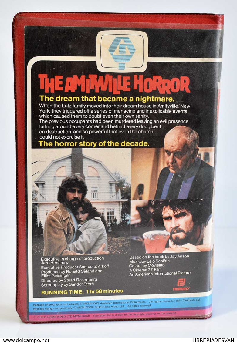 The Amityville Horror (inglés). VHS - Otros & Sin Clasificación