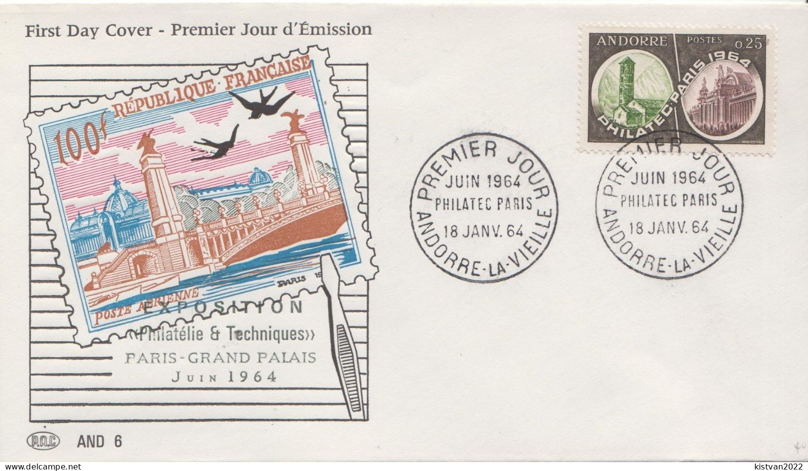 Andorra Stamp On FDC - FDC