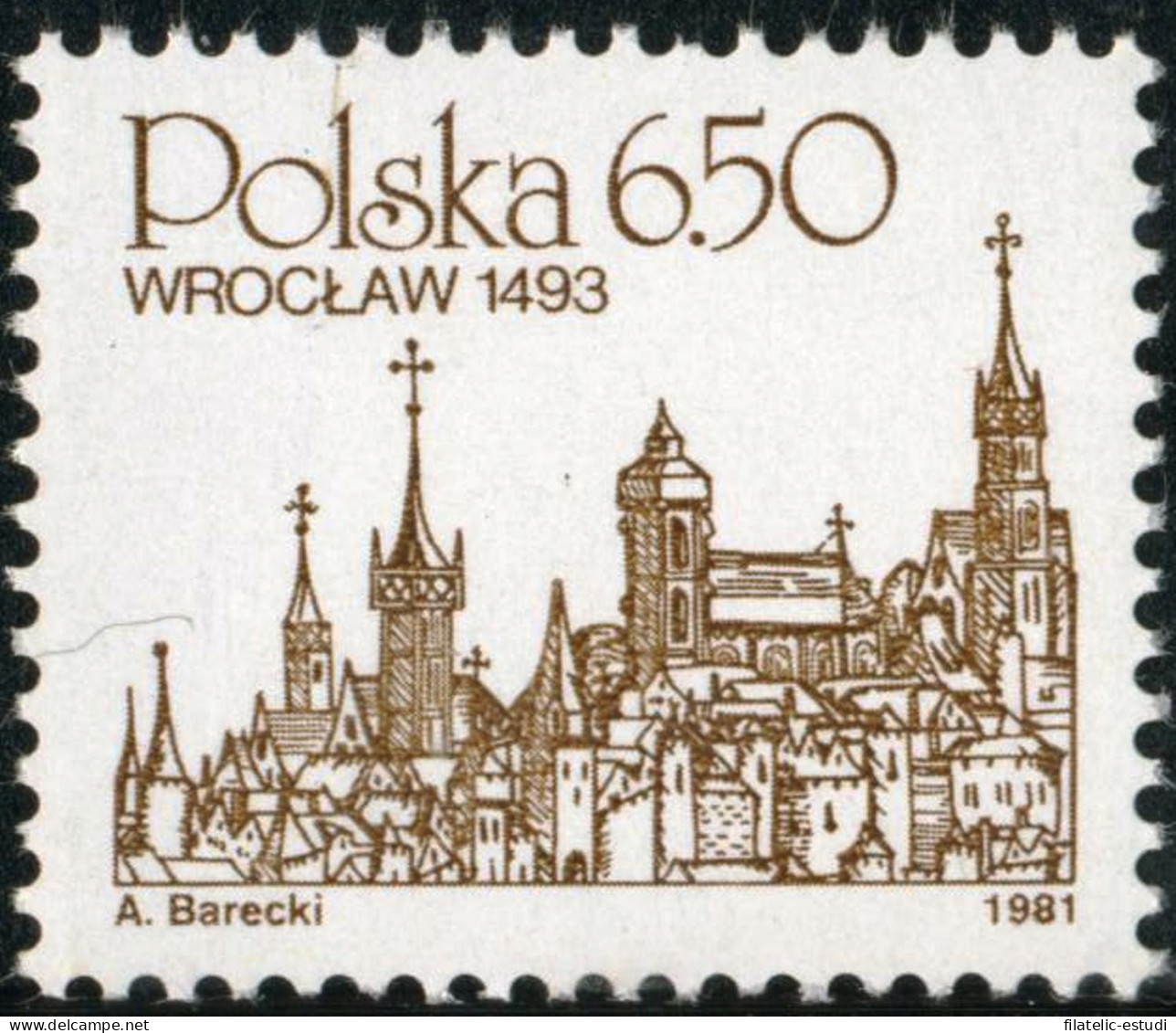 VAR2 Polonia Poland  Nº 2554  1981  MNH - Other & Unclassified