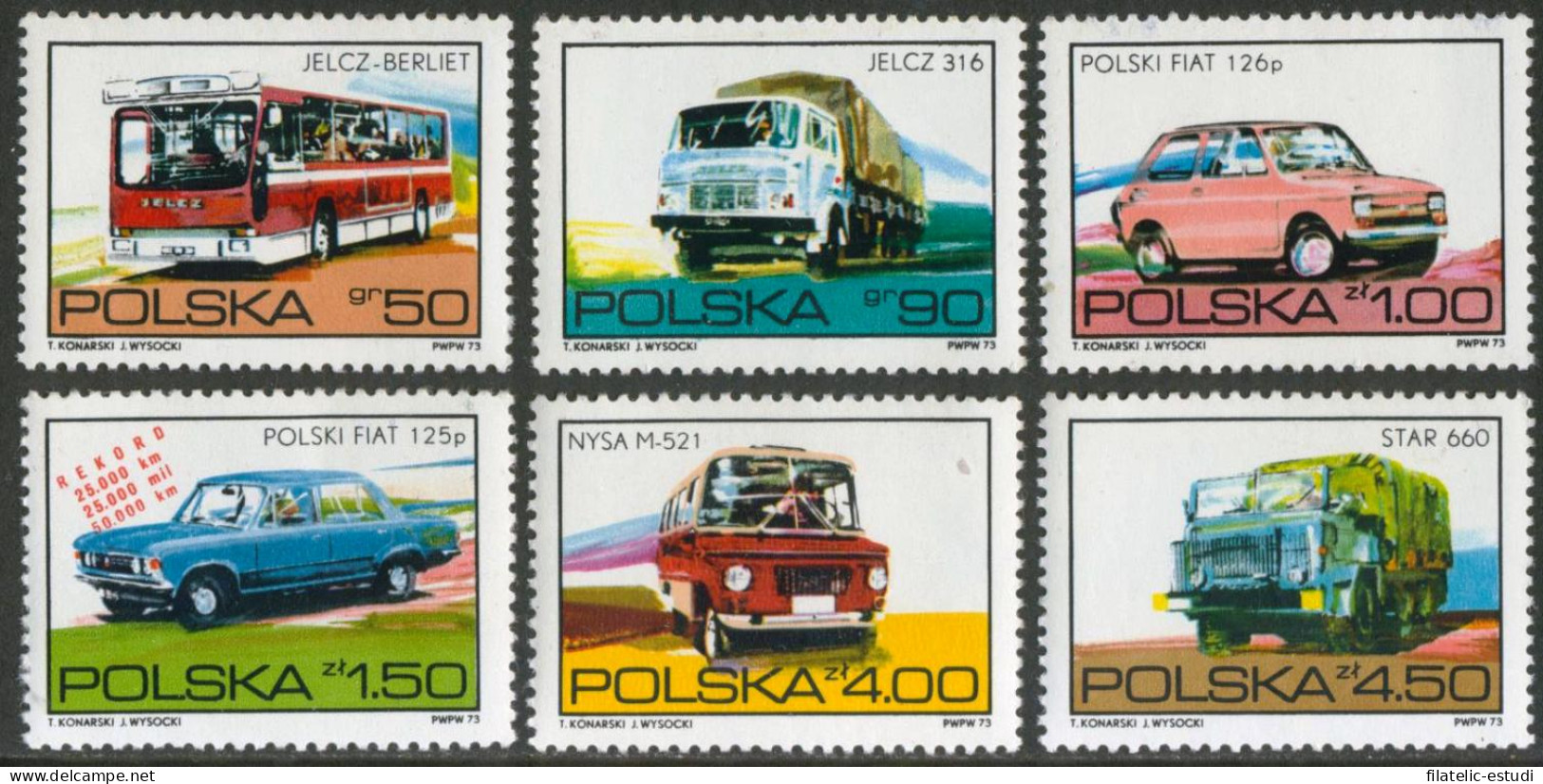 TRA2  Polonia Poland Nº 2130/35  1973  MNH - Sonstige & Ohne Zuordnung
