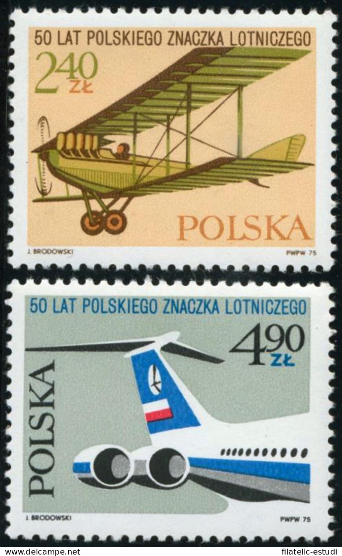TRA2 Polonia Poland Nº 2236/37  1975  MNH - Other & Unclassified