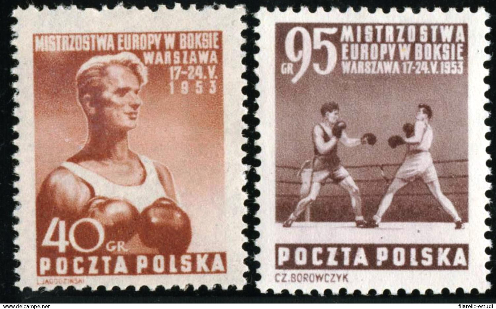 DEP4  Polonia Poland   Nº 706 Y 708  1953   MNH - Otros & Sin Clasificación