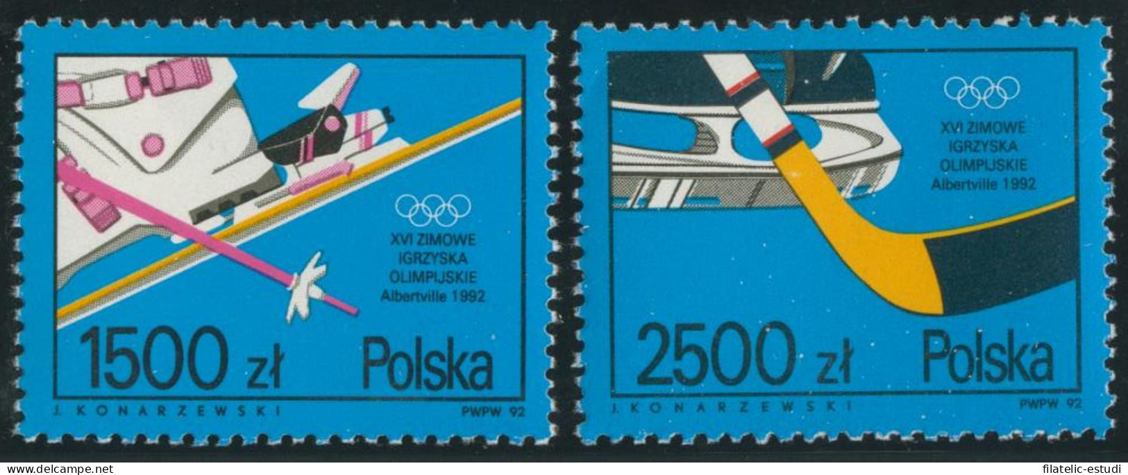 DEP2  Polonia Poland  Nº 3171/72  1992  MNH - Autres & Non Classés