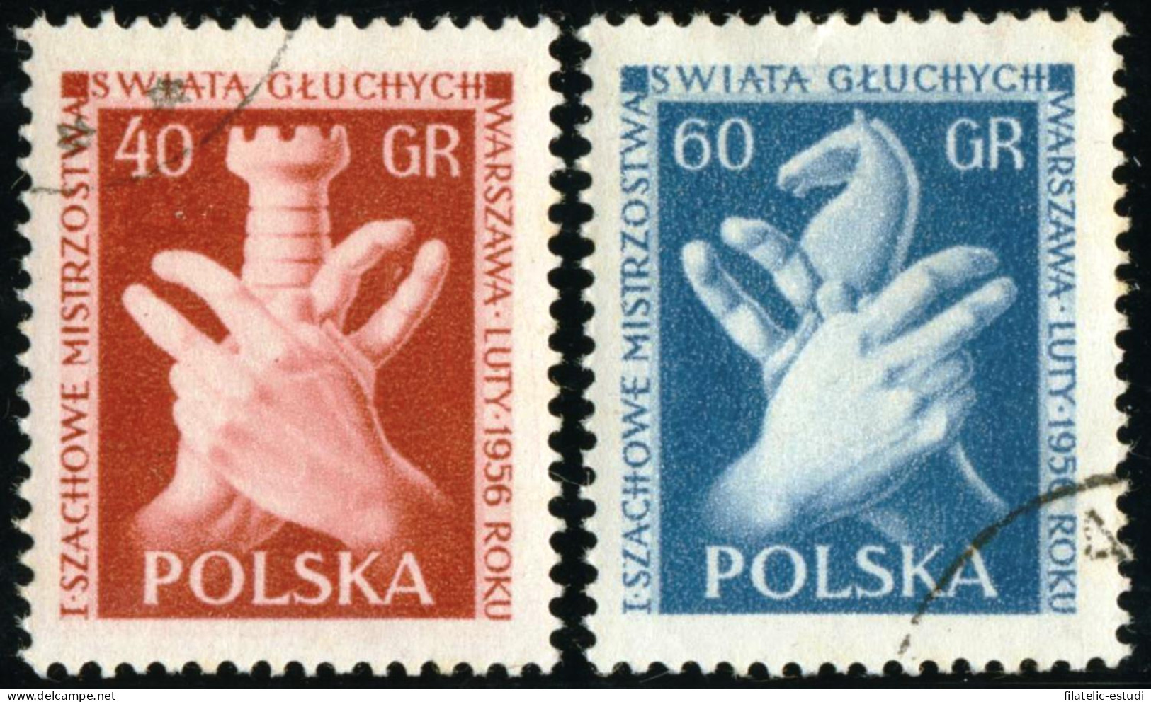 AJZ1  Polonia Poland  Nº 845/46   1956  Usada - Sonstige & Ohne Zuordnung