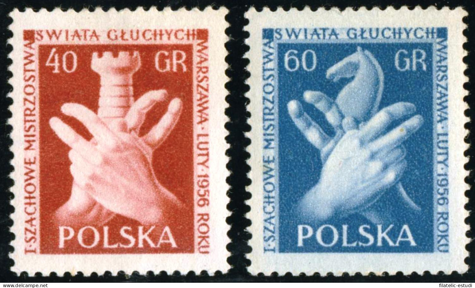 AJZ1  Polonia Poland  Nº 845/46   1956   MH - Other & Unclassified