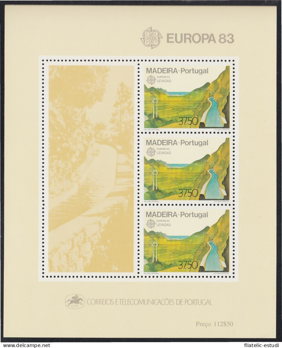 Madeira HB 4 1983 Europa Red De Riego Levadas MNH - Other & Unclassified