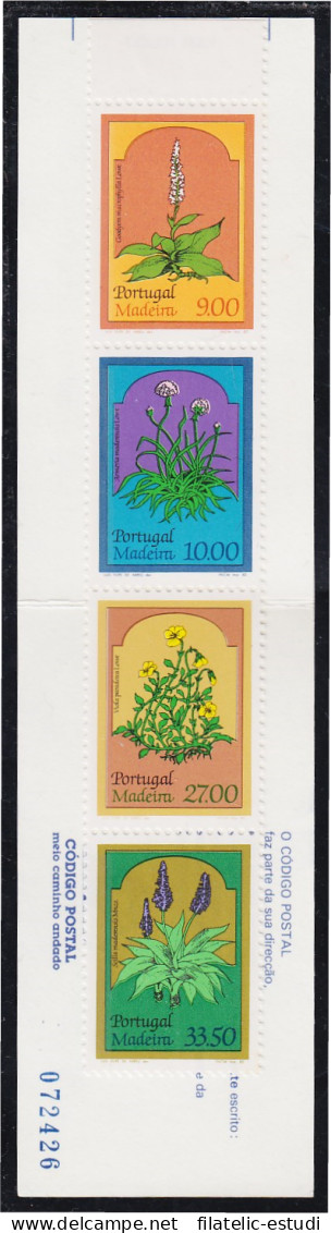 Portugal Madeira 83 1982 Flores Regionales Flowers MNH Carnet - Autres & Non Classés