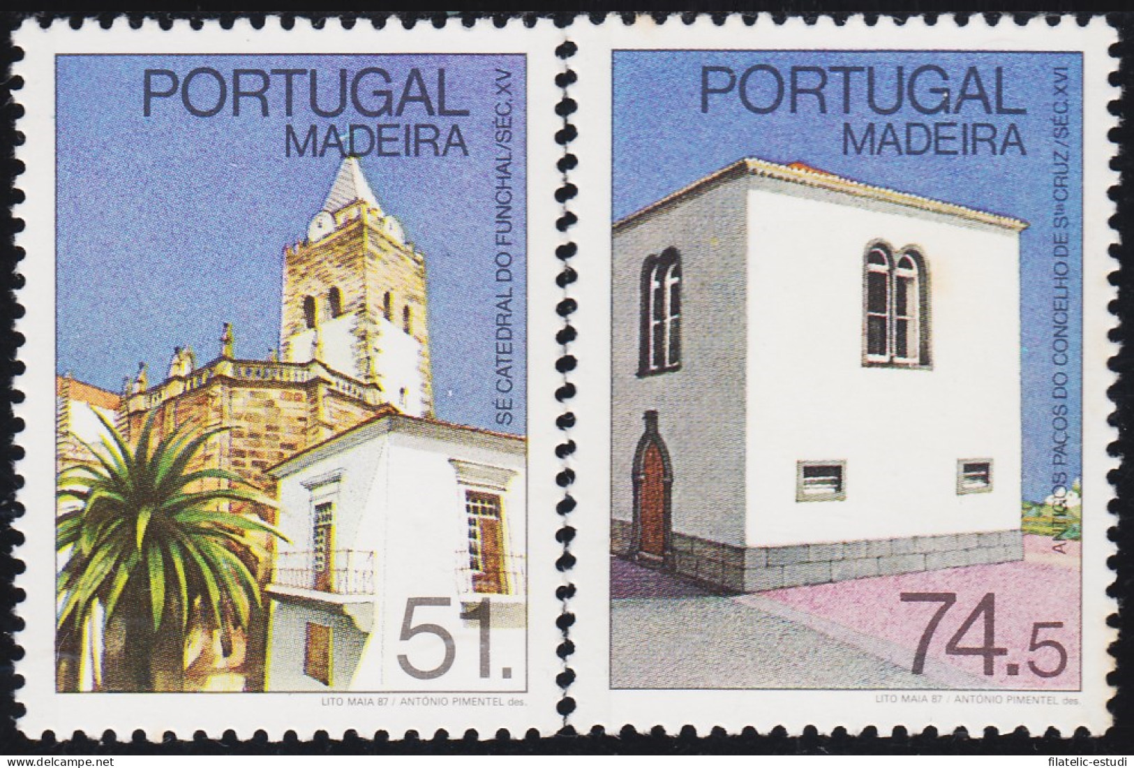 Portugal Madeira 121/22 1987 Monumentos De Madeira MNH - Altri & Non Classificati