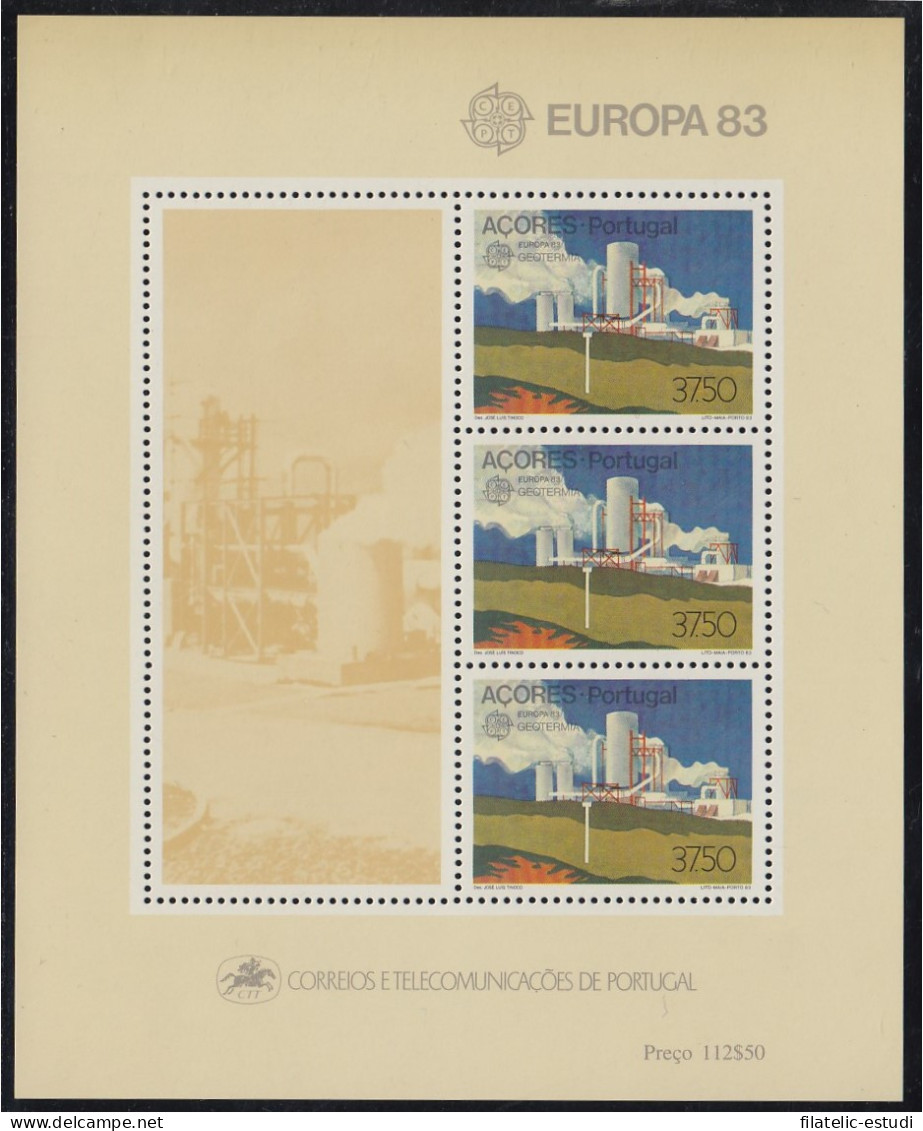 Azores HB 4 1983 Europa Exploración De La Energía Geotérmica MNH - Otros & Sin Clasificación