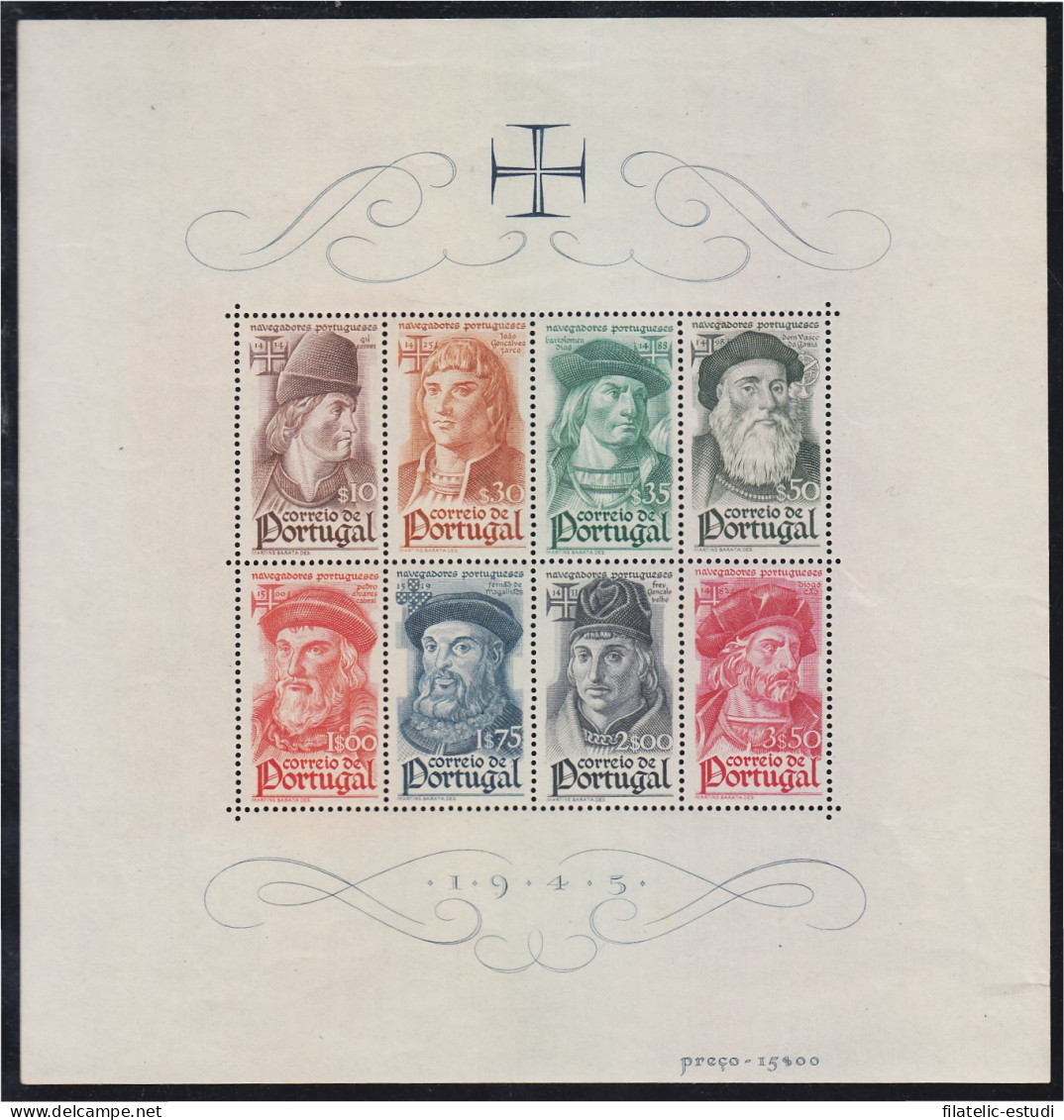 Portugal HB 7 1945 Navegadores Portugueses MH - Other & Unclassified