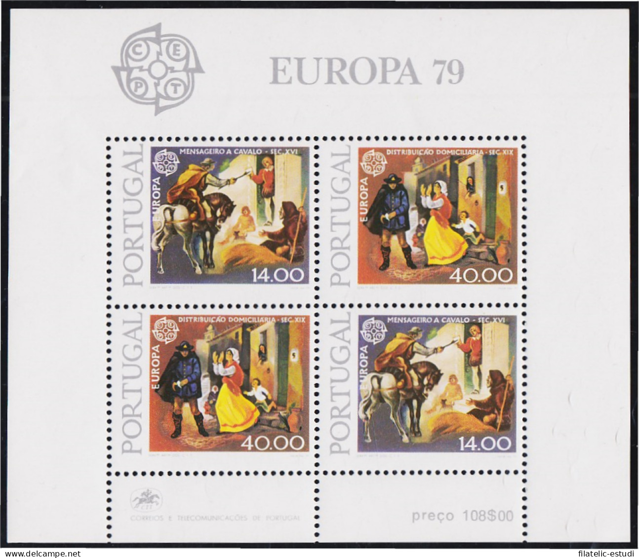 Portugal HB 27 1979 Europa MNH - Otros & Sin Clasificación