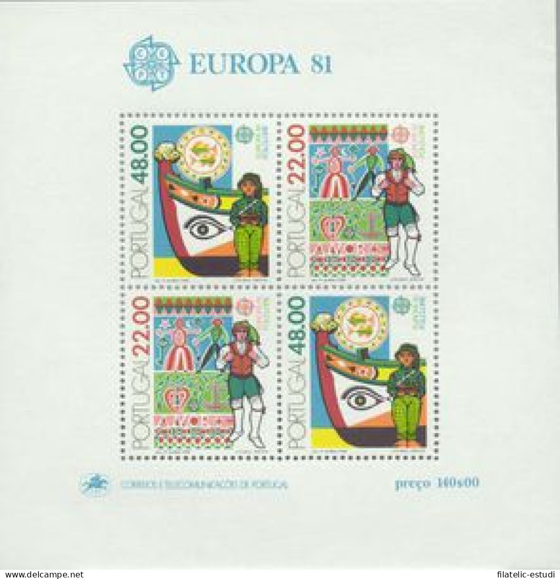 Portugal - 33-HB - 1981 Europa Folklore Lujo - Otros & Sin Clasificación