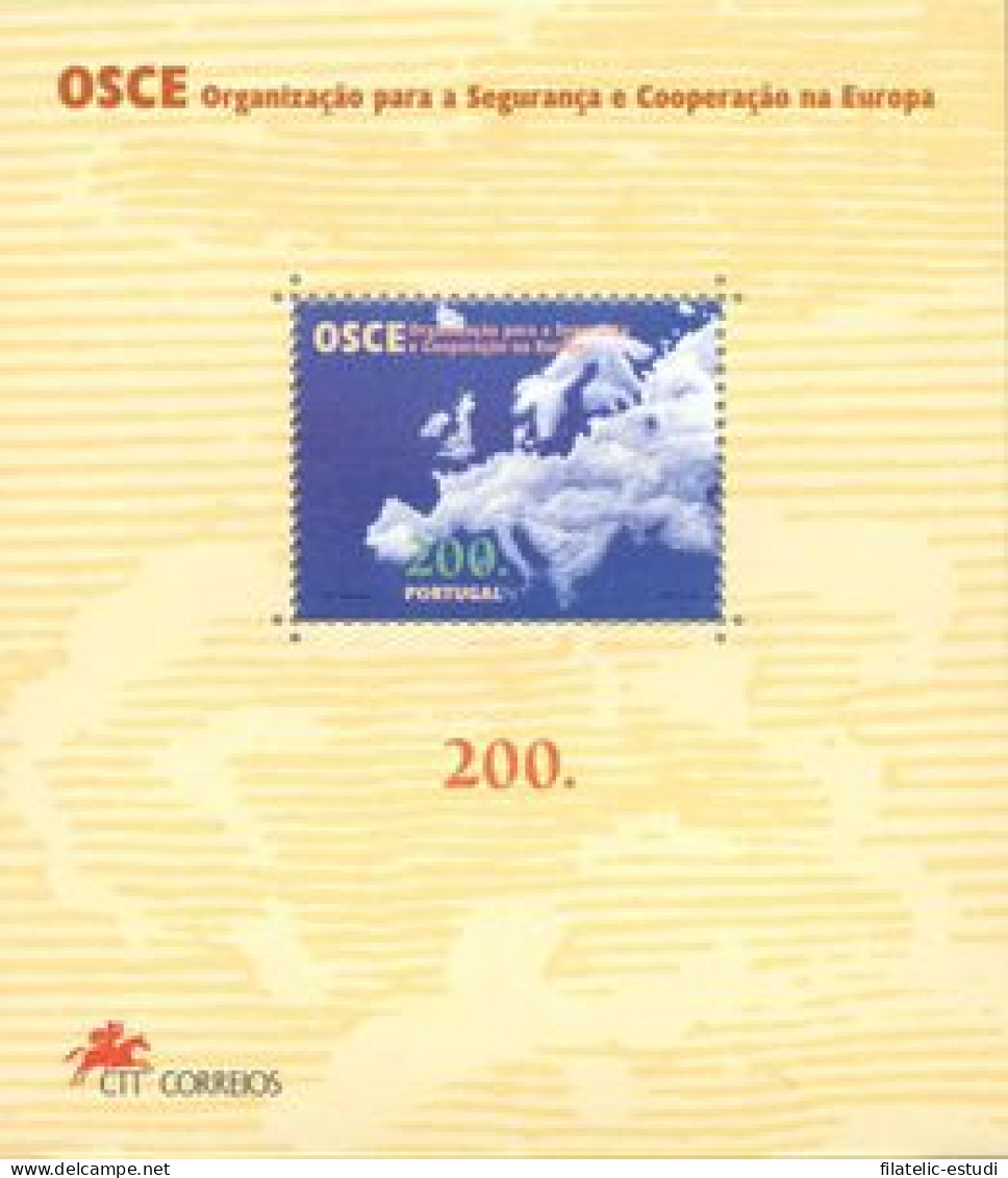 Portugal - 127-HB - 1996 Conferencia De La OSCE Nube En Forma De Mapa De Europ - Autres & Non Classés