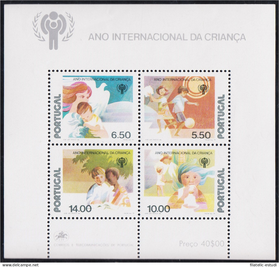 Portugal HB 28 1979 Año Internacional De La Infancia MNH - Sonstige & Ohne Zuordnung