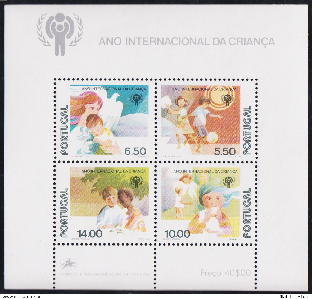 Portugal HB 28 1979 Año Internacional De La Infancia MNH - Autres & Non Classés