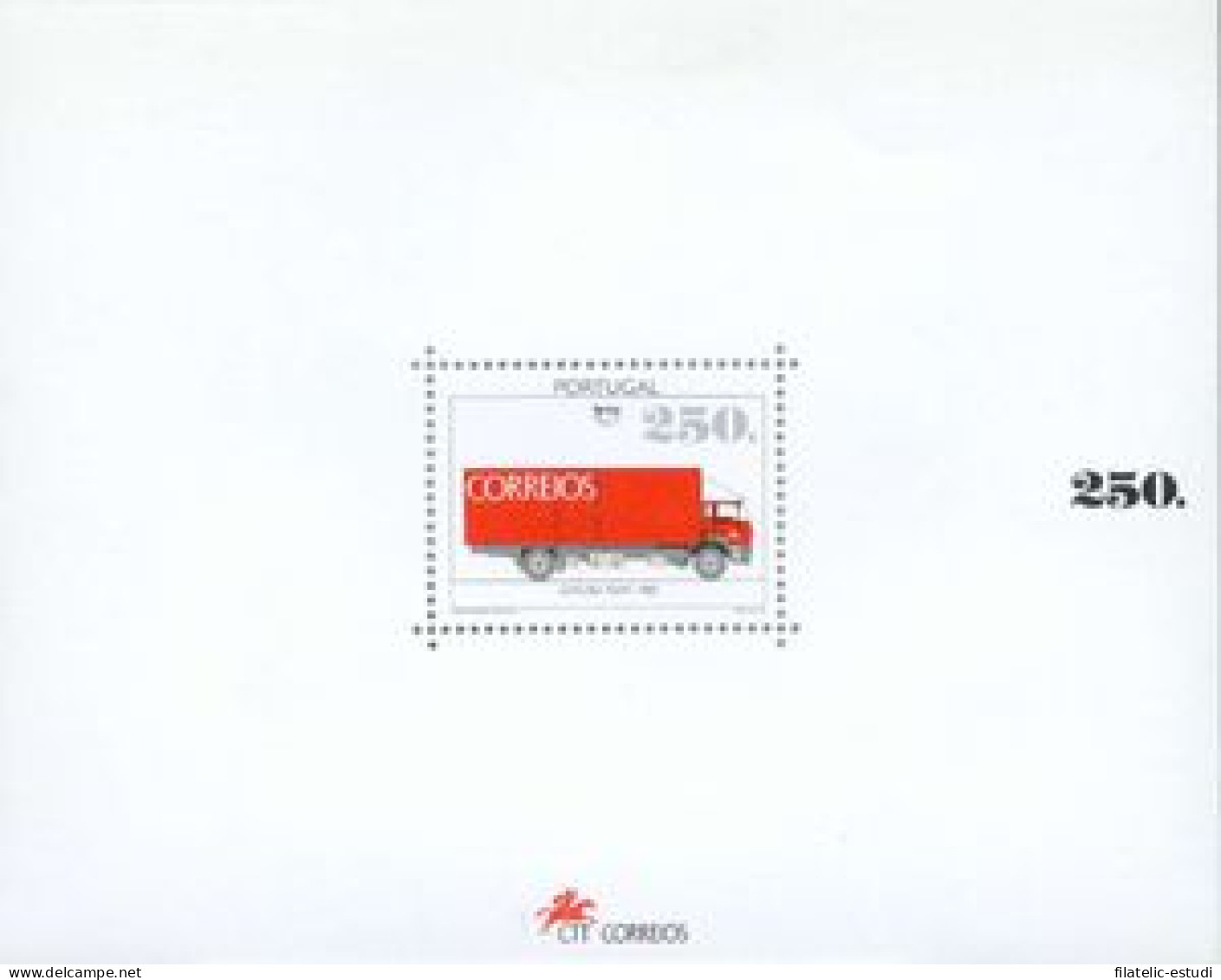 Portugal - 105-HB - 1994 Serie UPAEP Camión Postal Hojita Bloque 1 Val. Nº 202 - Otros & Sin Clasificación