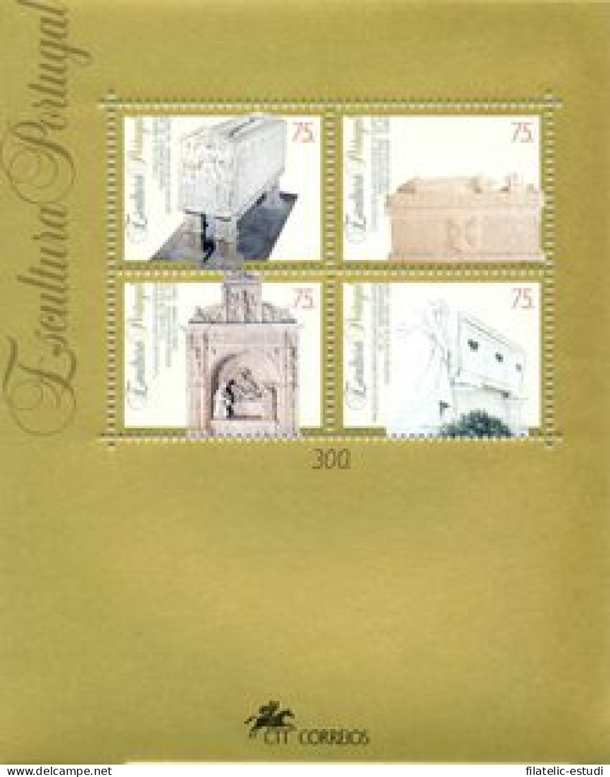 Portugal - 103-HB - 1994 Esultura Portuguesa Hojita Bloque 4 Val. Nº 2005/08 L - Sonstige & Ohne Zuordnung