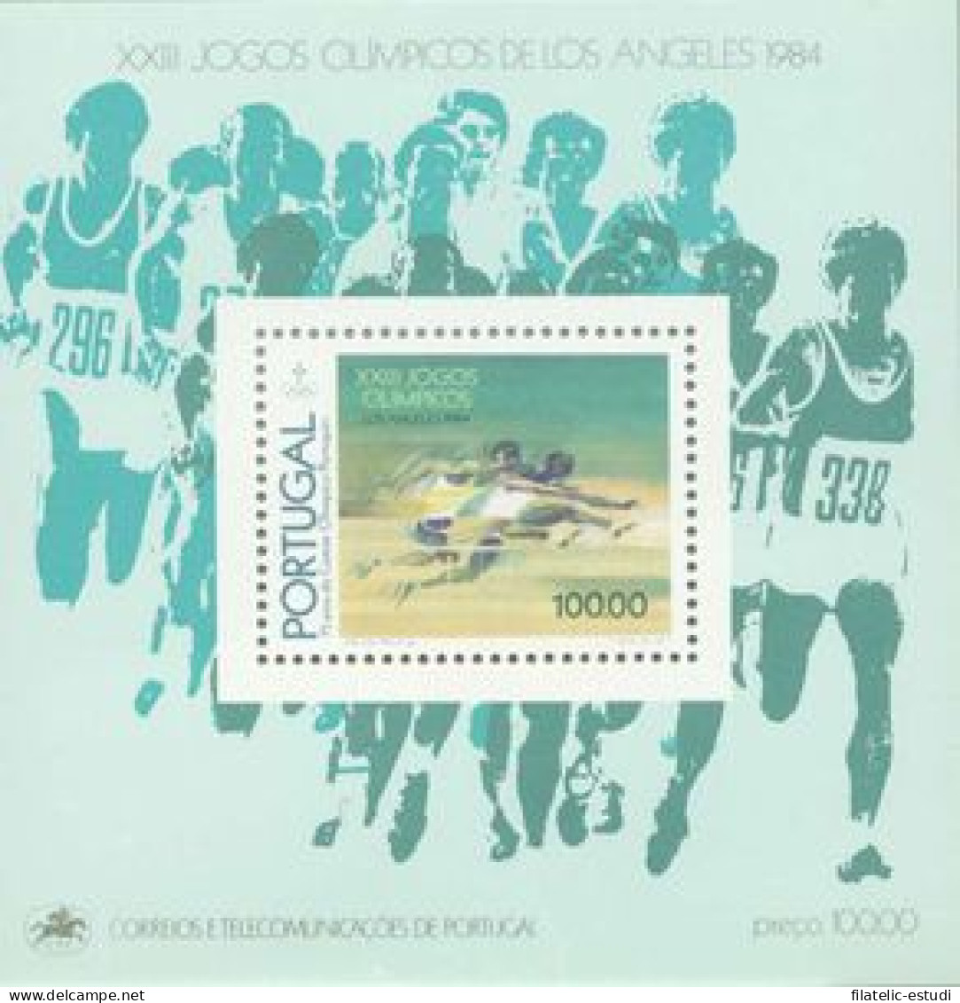Portugal - 46-HB - 1984 JJOO L.A.84 75º Aniv.Comité Olímpico Portugués Carrera - Altri & Non Classificati