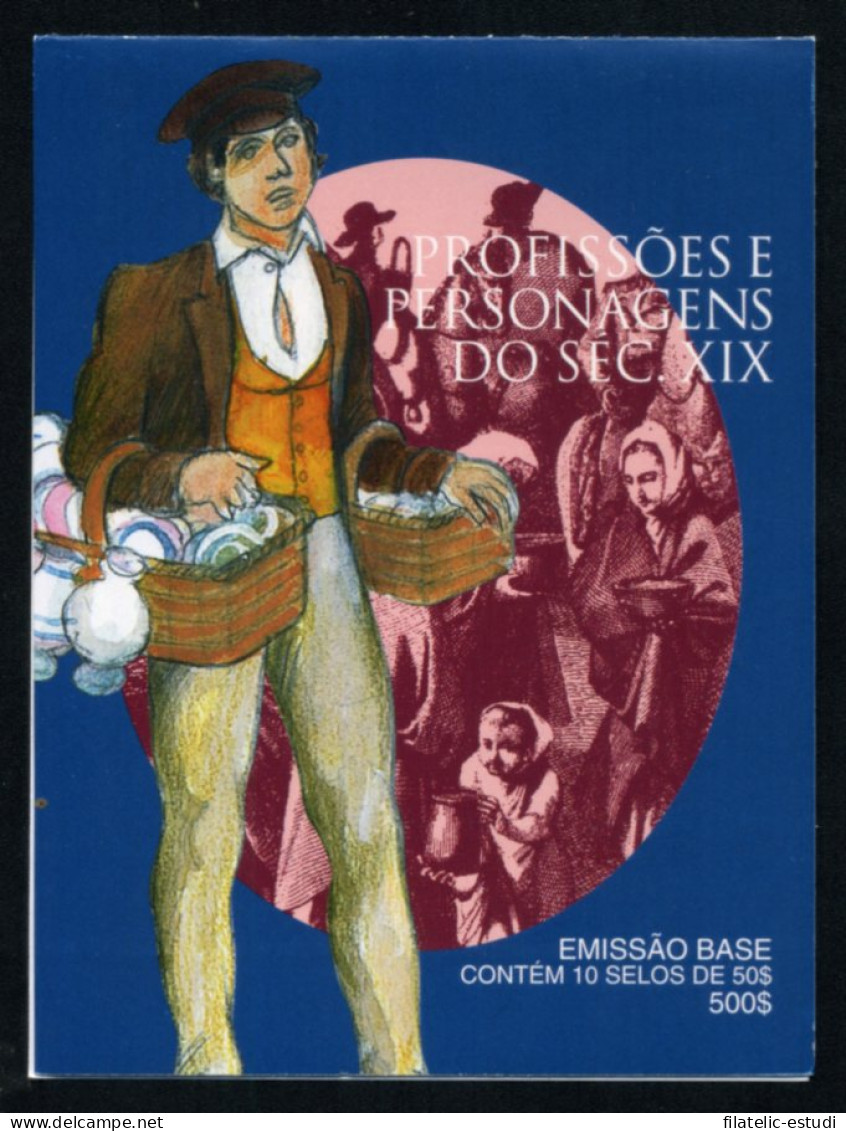 Portugal - 2218 1998 Carnet 10 Sellos Del Nº 2218 Personajes Y Profesiones Del - Otros & Sin Clasificación