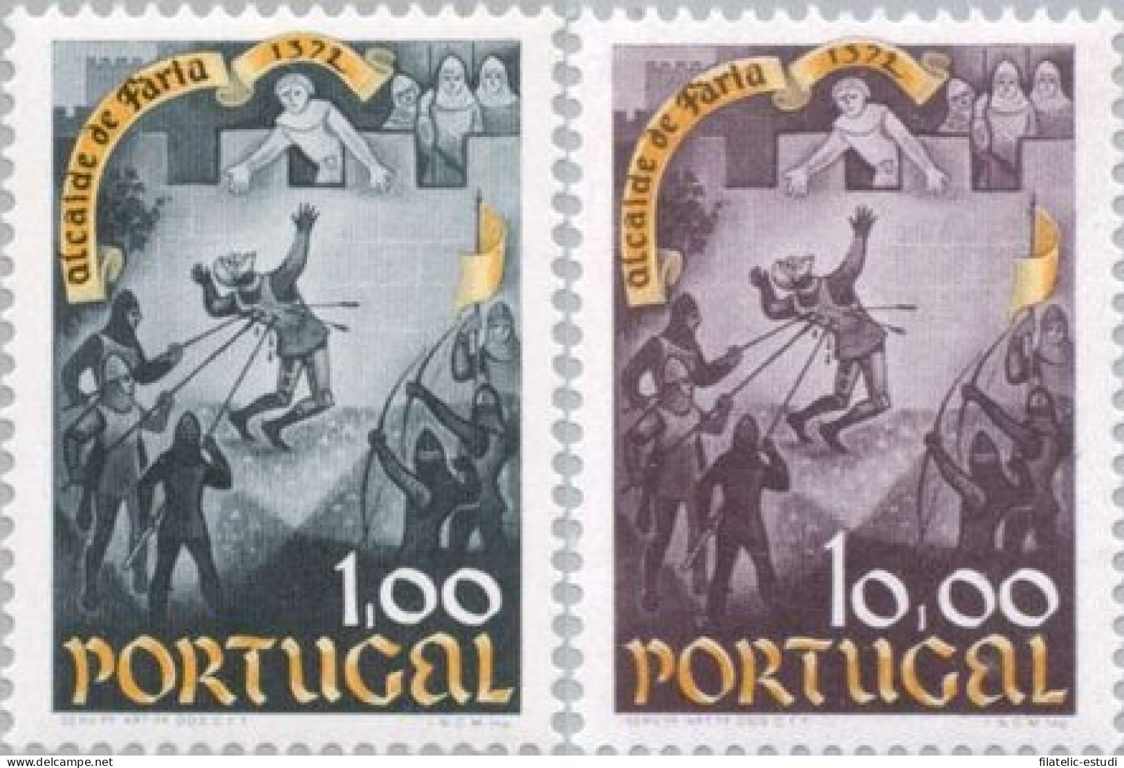 Portugal - 1206/07 - 1973 6º Cent. Del Hecho Heroico De Nuno Groncalves Lujo - Altri & Non Classificati