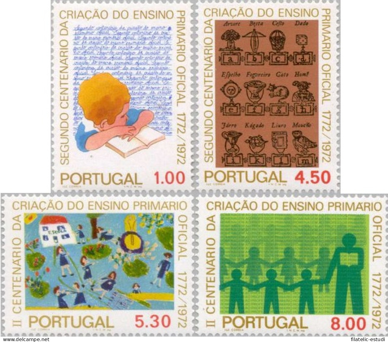 Portugal - 1196/99 - 1973 Bicentenario De La Enseñanza Privada Oficial Lujo - Sonstige & Ohne Zuordnung