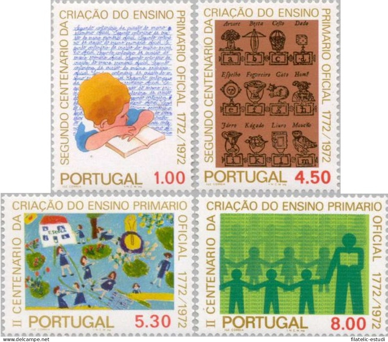 Portugal - 1196/99 - 1973 Bicentenario De La Enseñanza Privada Oficial Lujo - Altri & Non Classificati