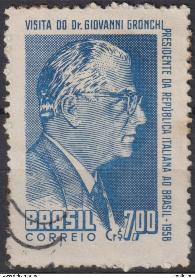 1958 Brasilien ° Mi:BR 943, Sn:BR 878, Yt:BR 660, Tribute To Joaquim Caetano E Silva - Gebraucht