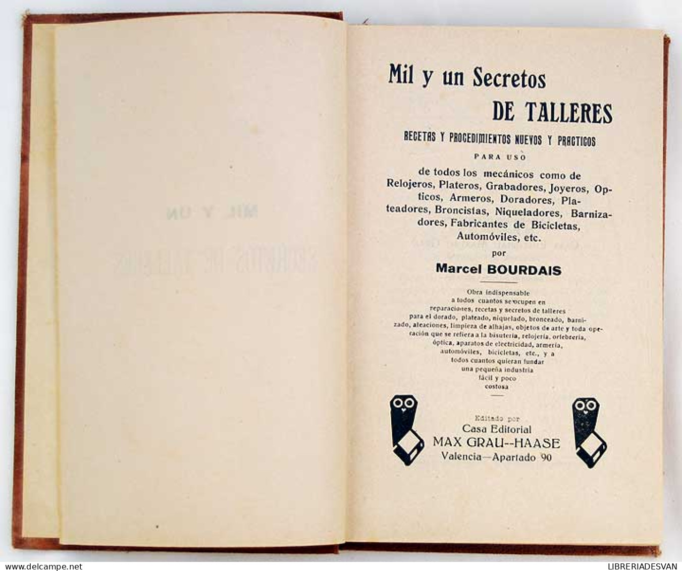 Mil Y Un Secretos De Talleres - Marcel Bourdais - Kunst, Vrije Tijd