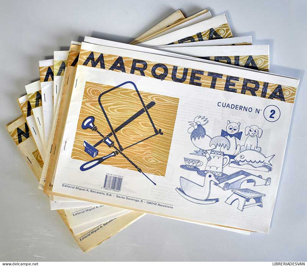 Marquetería. Lote De 10 Cuadernos - Arts, Loisirs