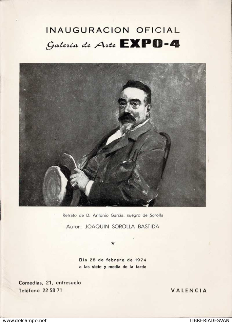 Inauguración Oficial Galería De Arte Expo-4. Valencia, 1974 - Arts, Hobbies