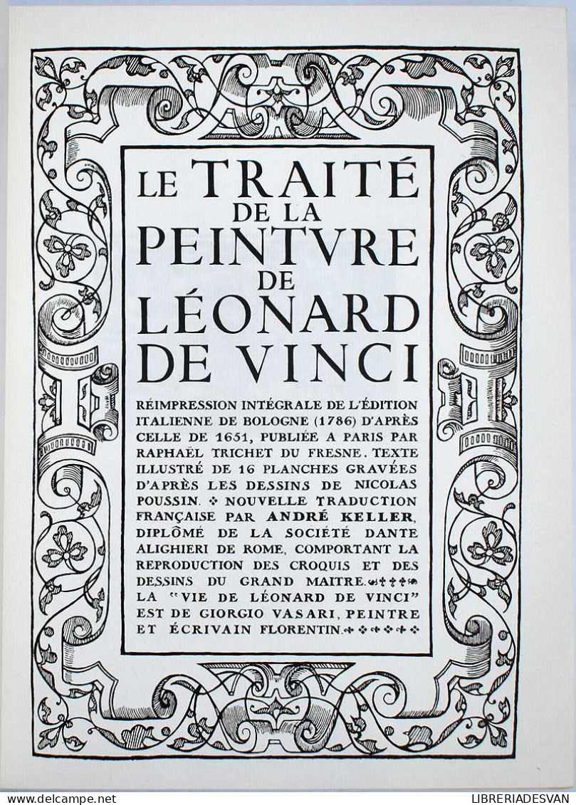 Le Traité De La Peinture (facsímil) - Léonard De Vinci - Bellas Artes, Ocio