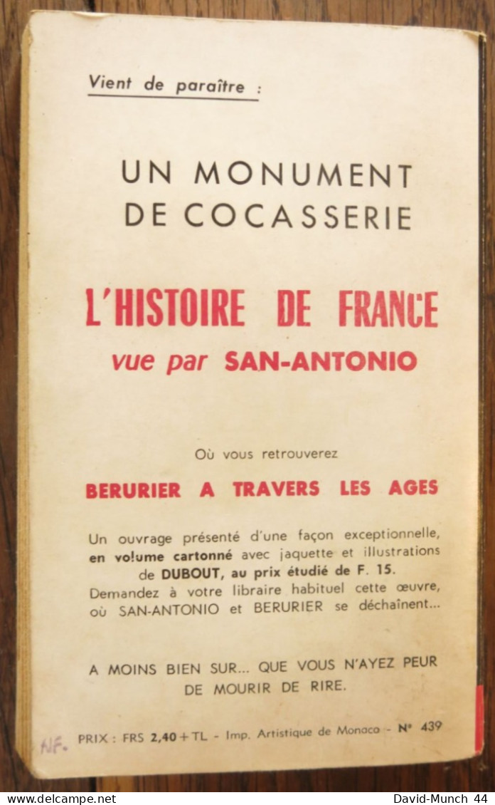 Chèque En Rouge De Roger Faller. Fleuve Noir, Espionnage. 1964 - Fleuve Noir