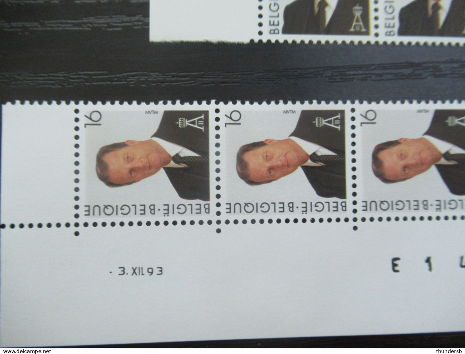 2532 - Postfris ** - Drukdatums En Volledige Set Plaatnummers - 1993-2013 Koning Albert II (MVTM)