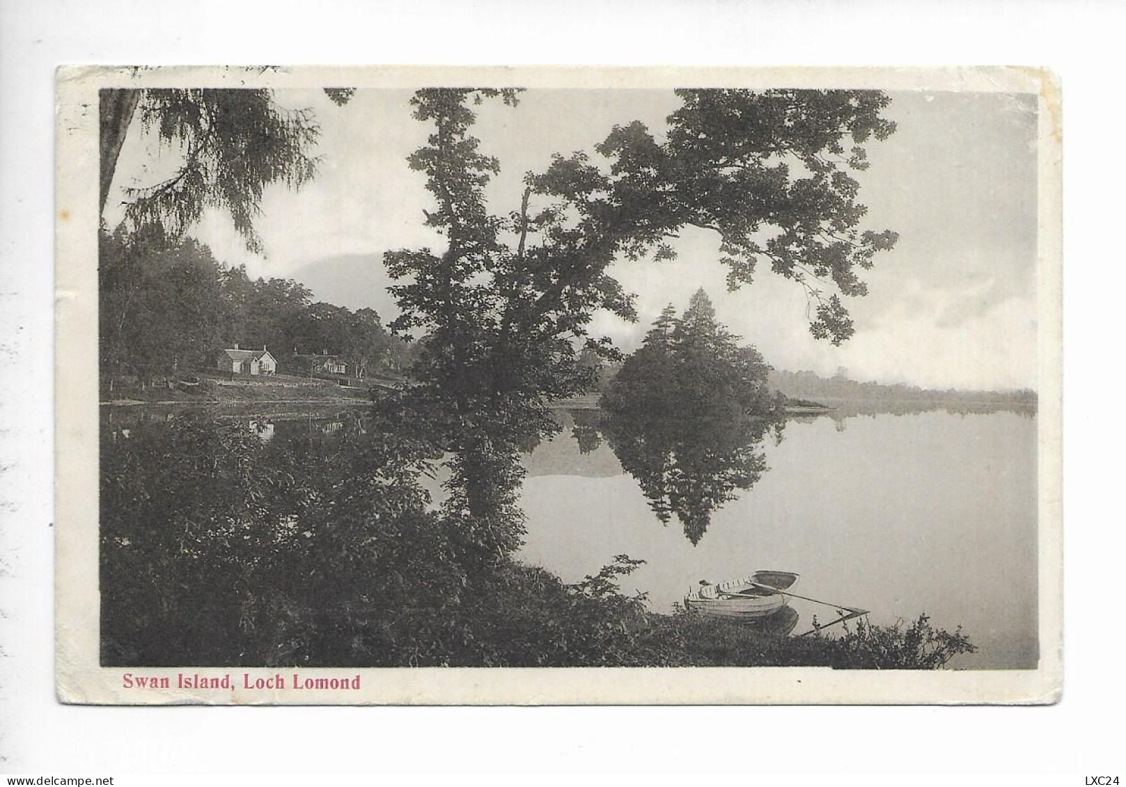 SWAN ISLAND. LOCH LOMOND. - Argyllshire