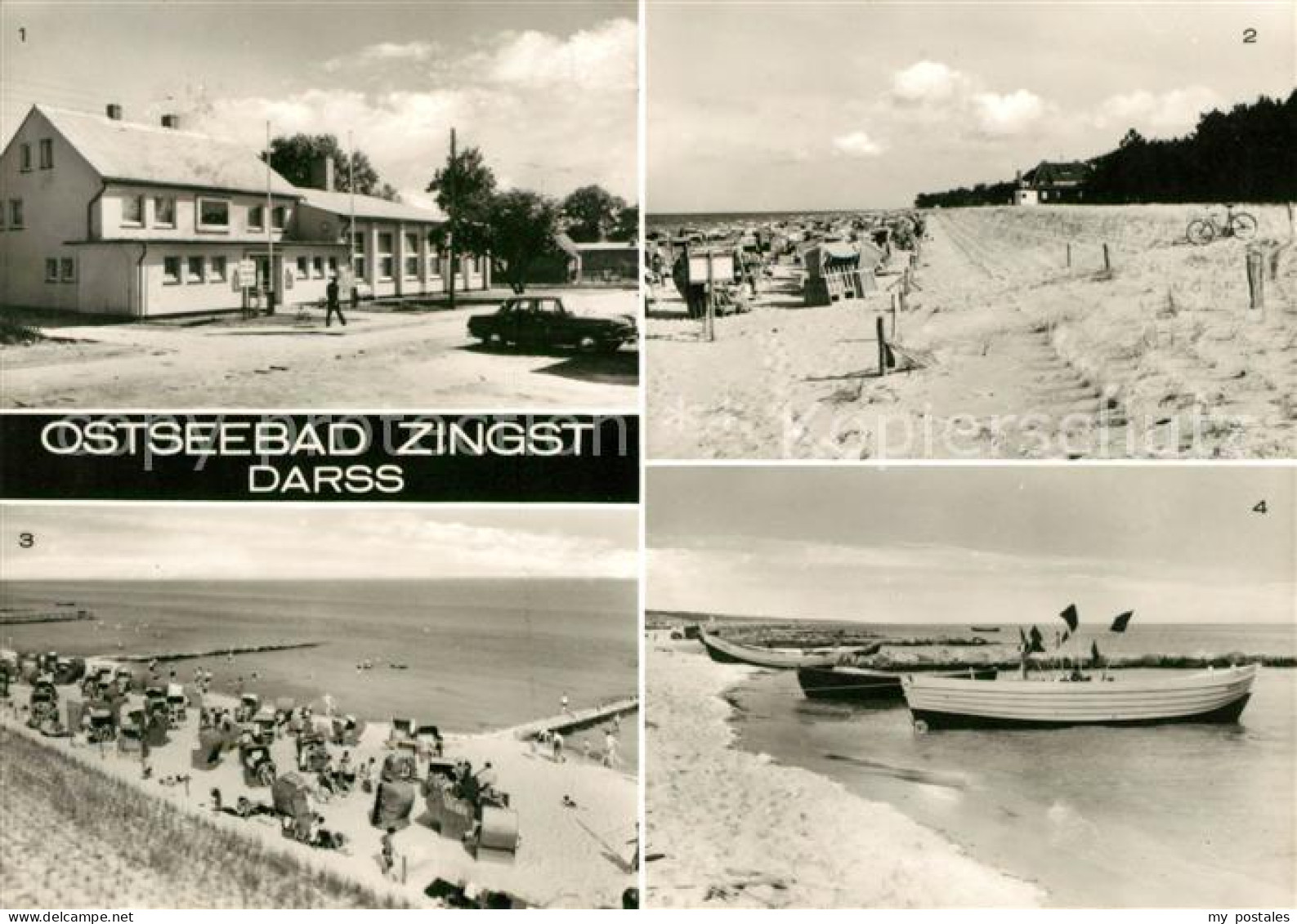 73045011 Zingst Ostseebad FDGB Erholungsheim Stranddistel Duenenhaus Strand Zing - Zingst