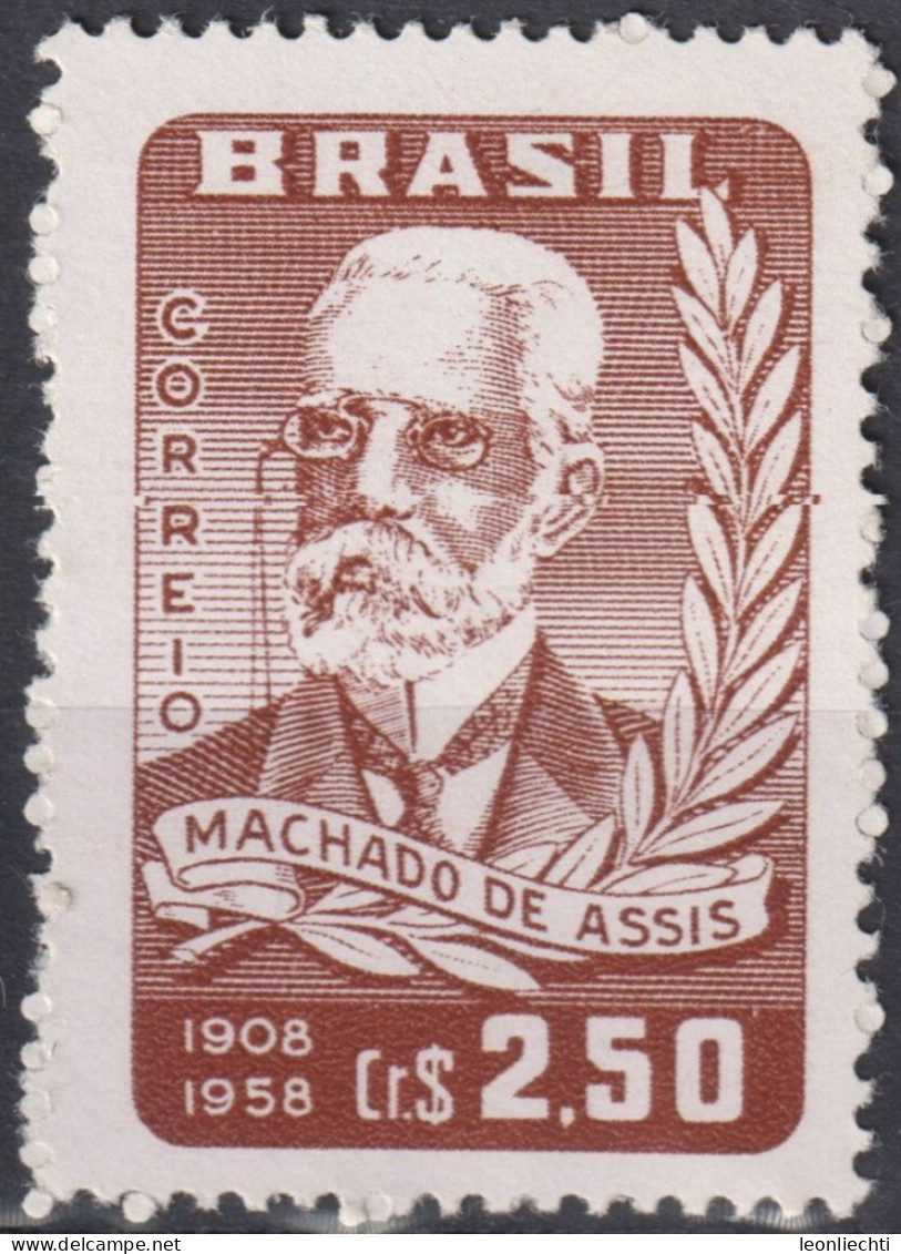 1958 Brasilien *F Mi:BR 947, Sn:BR 882, Yt:BR 663, Machado De Assis - Unused Stamps