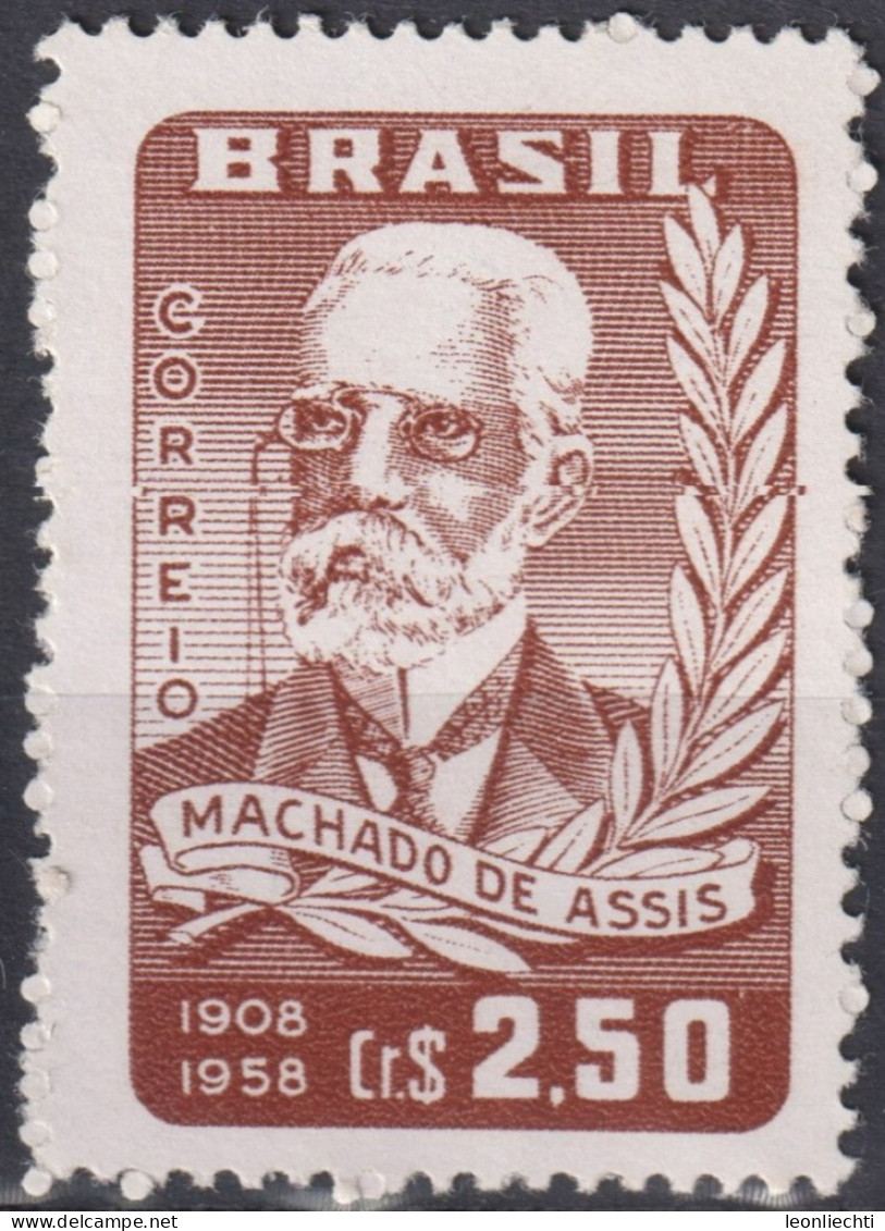 1958 Brasilien *F Mi:BR 947, Sn:BR 882, Yt:BR 663, Machado De Assis - Neufs