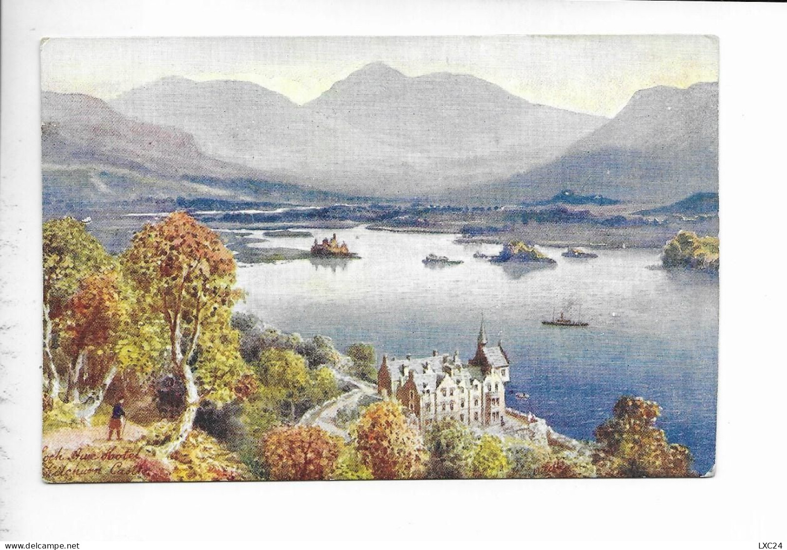 LOCH AWE HOTEL. KILCHURN CASTLE. - Argyllshire