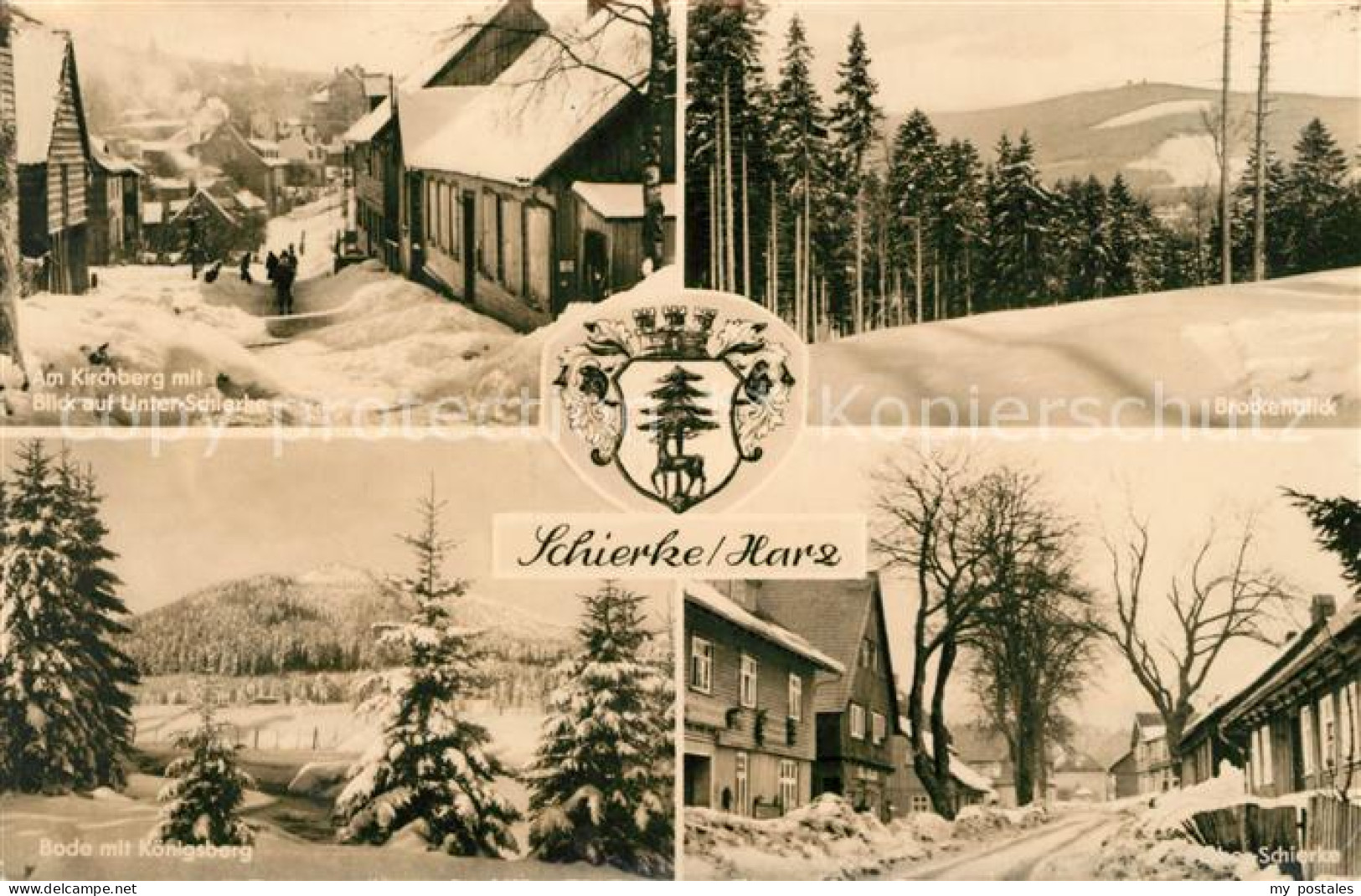 73044688 Schierke Harz Am Kirchberg Mit Unterschierke Brockenblick Bode Mit Koen - Schierke