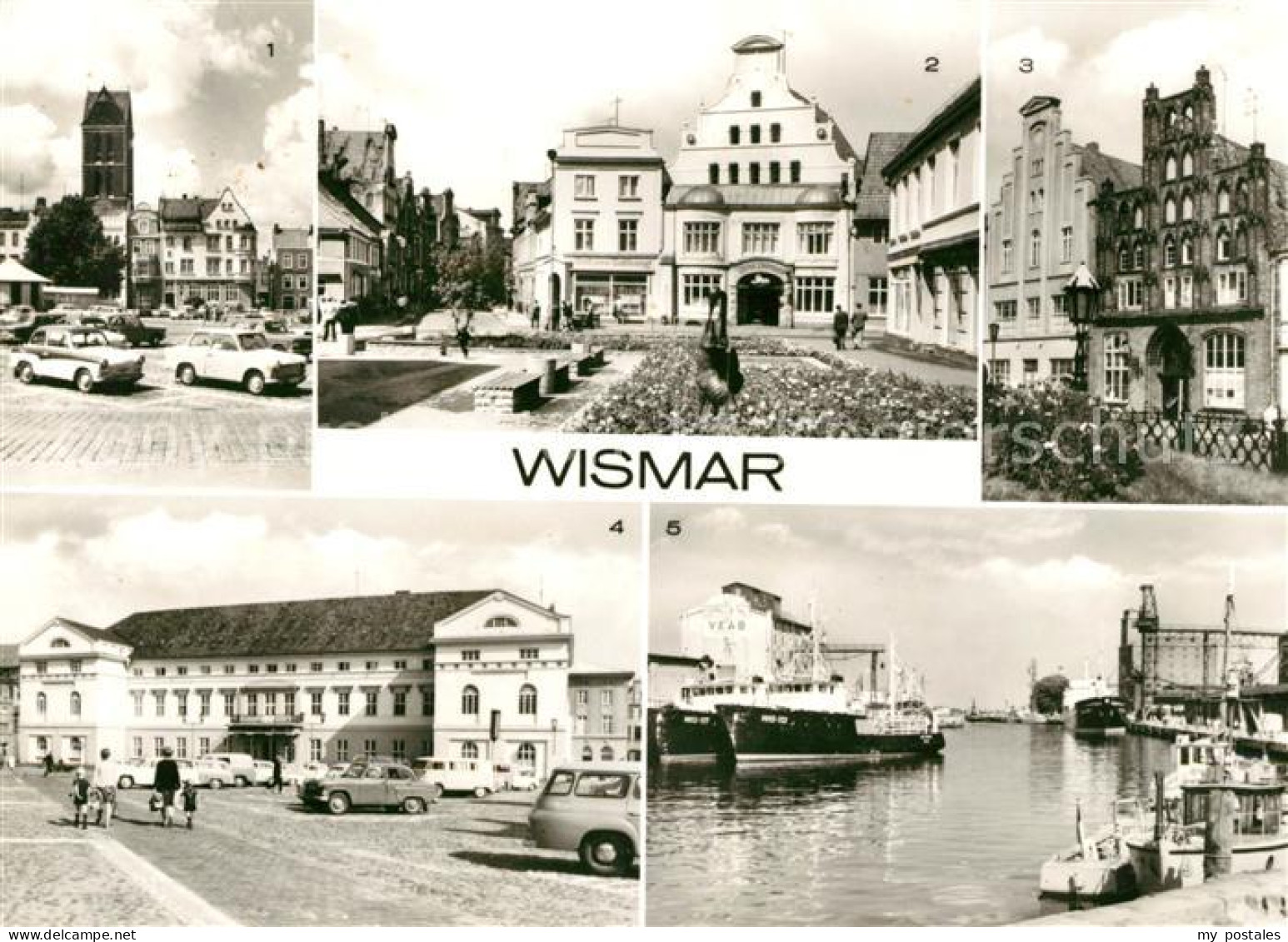 73044274 Wismar Mecklenburg Markt Kraemerstrasse Alter Schwede Rathaus Hafen Wis - Wismar