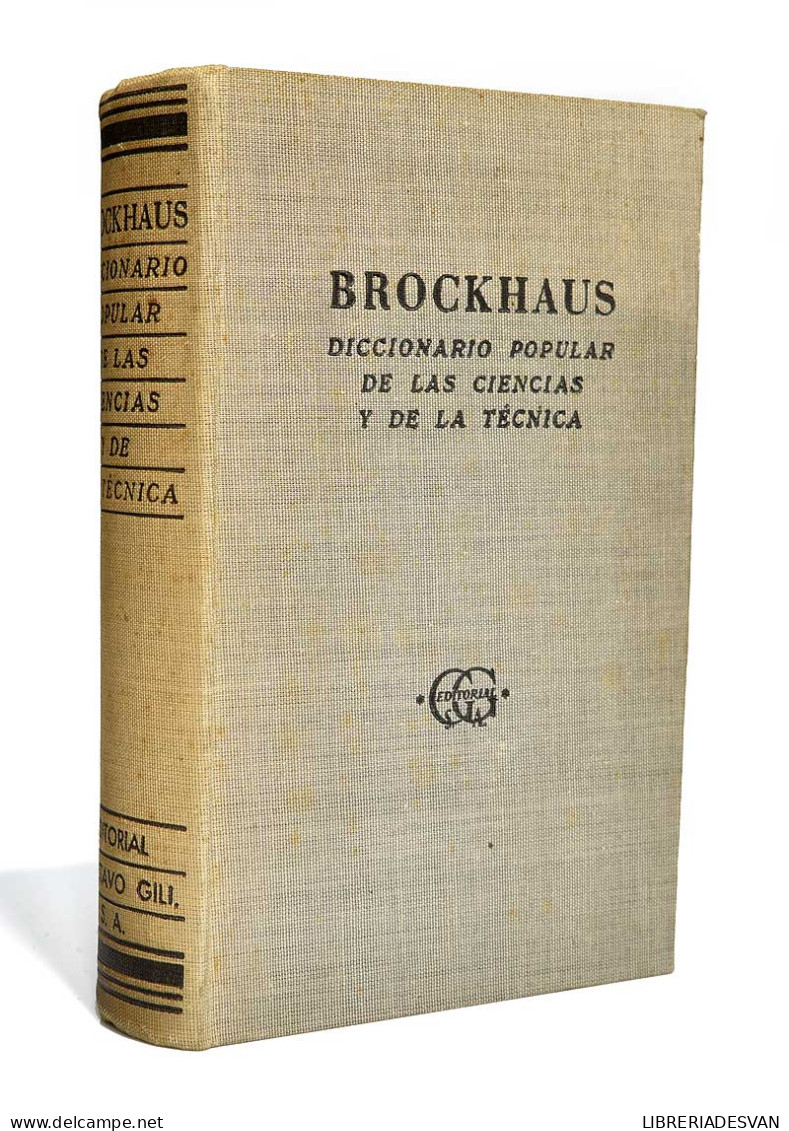 Diccionario Popular De Las Ciencias Y De La Técnica - Brockhaus - Woordenboeken,encyclopedieën