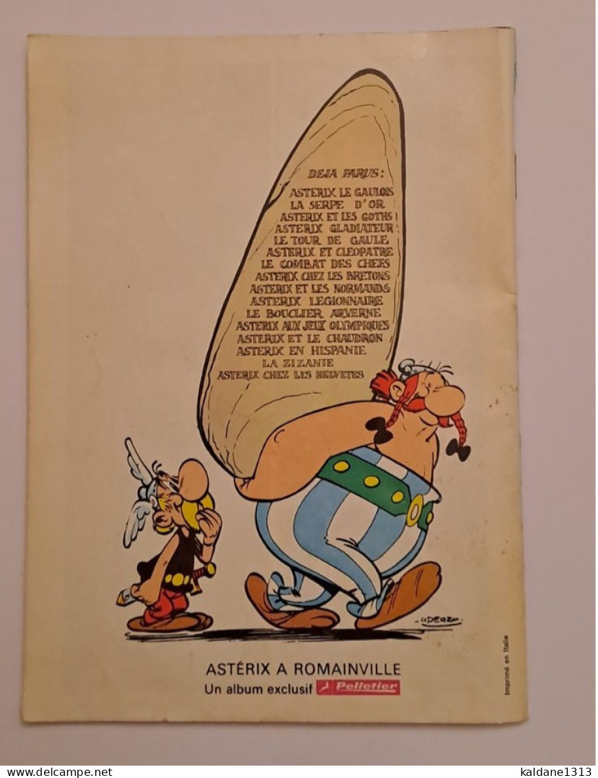 Astérix à Romainville Album Publicitaire Pour La Marque Pelletier Parution 1970 - Astérix