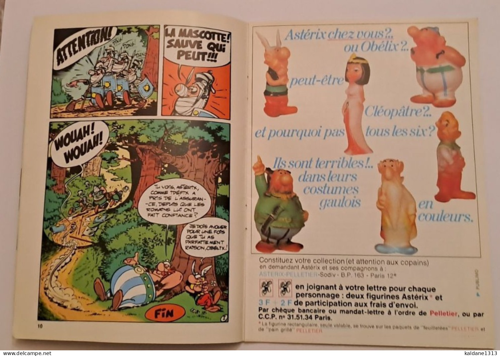 Astérix à Romainville Album Publicitaire Pour La Marque Pelletier Parution 1970 - Asterix