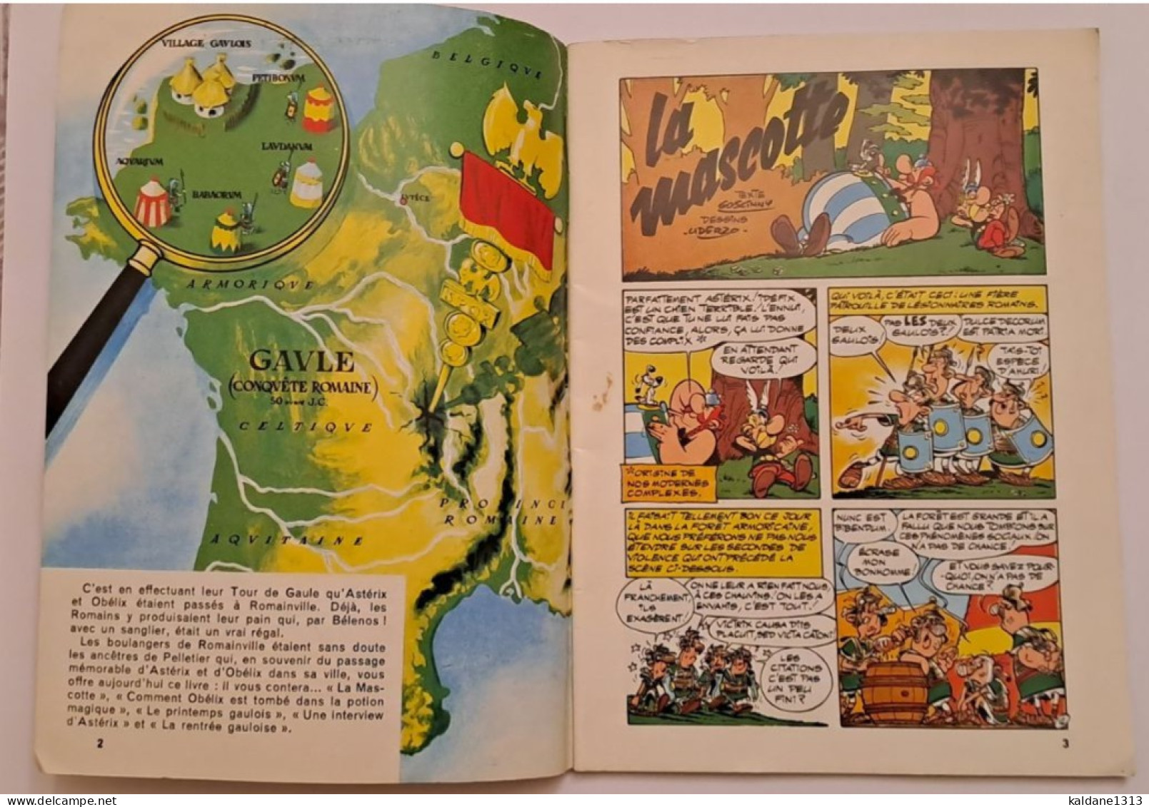 Astérix à Romainville Album Publicitaire Pour La Marque Pelletier Parution 1970 - Asterix