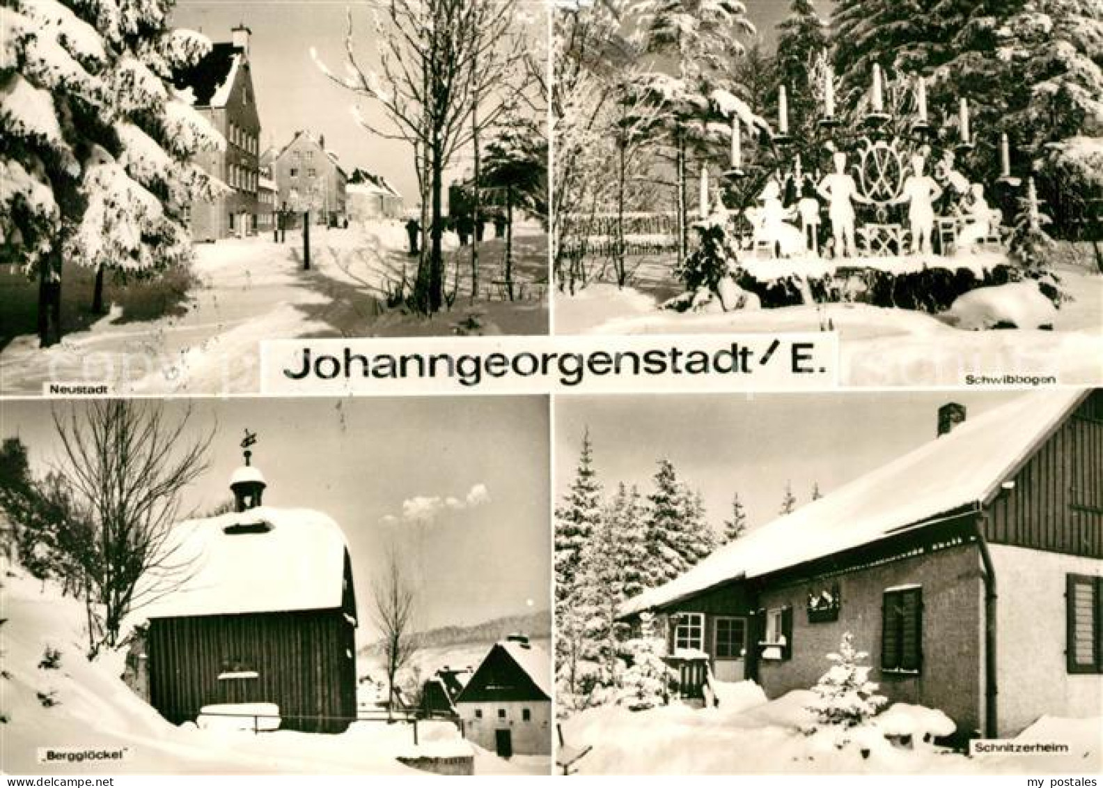 73043701 Johanngeorgenstadt Neustadt Schwibbogen Berggloeckel Schnitzerheim Joha - Johanngeorgenstadt