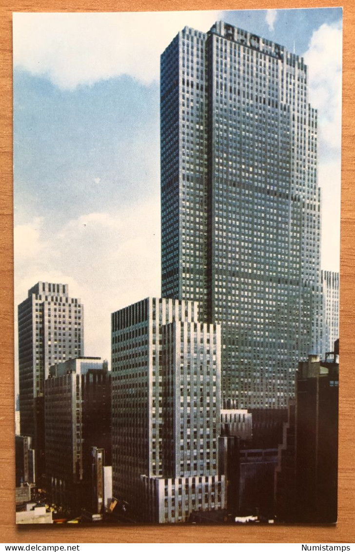 Building, Rockefeller Center And Radio City Music Hall, New York City (c168) - Altri Monumenti, Edifici